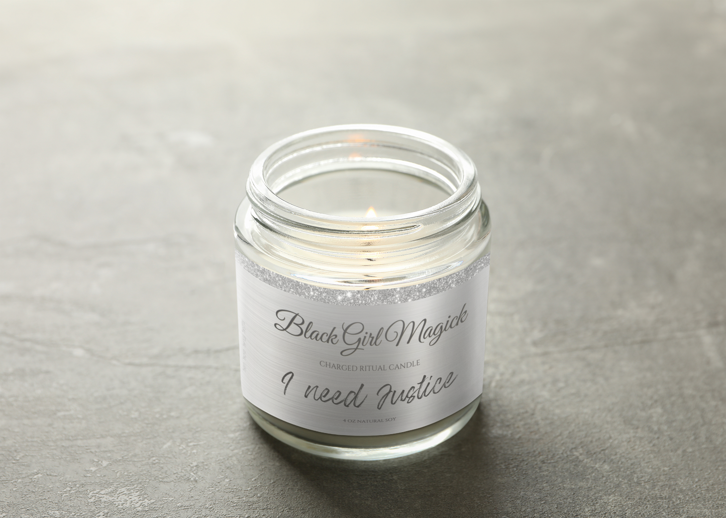 I Need Justice Candle